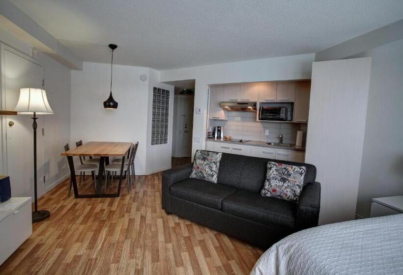 １ベッドルームのスーペリアアパートメント, Hebergement Montsteanne Condos