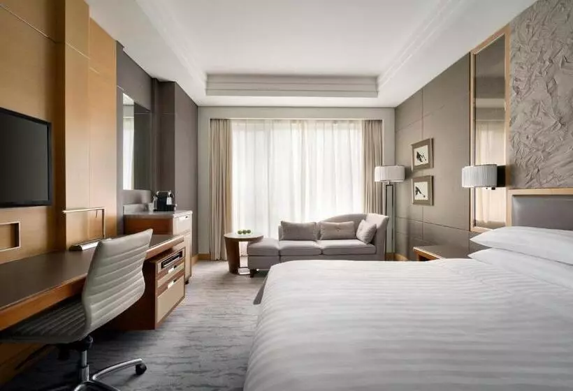 キングサイズベッドのクラブルーム, Kerry Hotel, Beijing By Shangri La