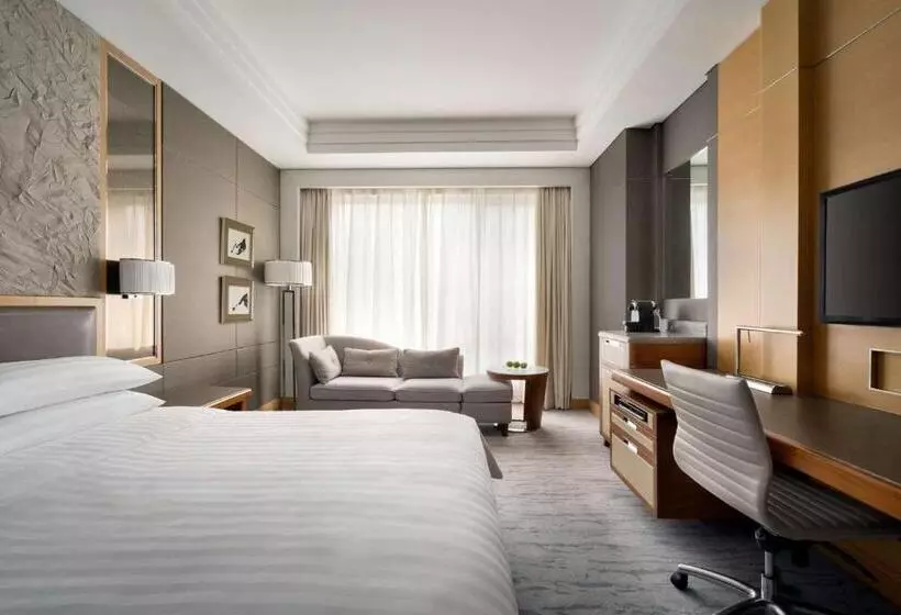 キングサイズベッドのクラブルーム, Kerry Hotel, Beijing By Shangri La