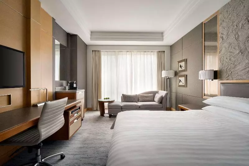 キングサイズベッドのクラブルーム, Kerry Hotel, Beijing By Shangri La