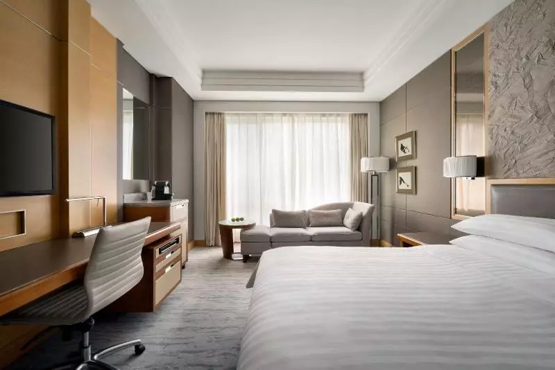 キングサイズベッドのクラブルーム, Kerry Hotel, Beijing By Shangri La