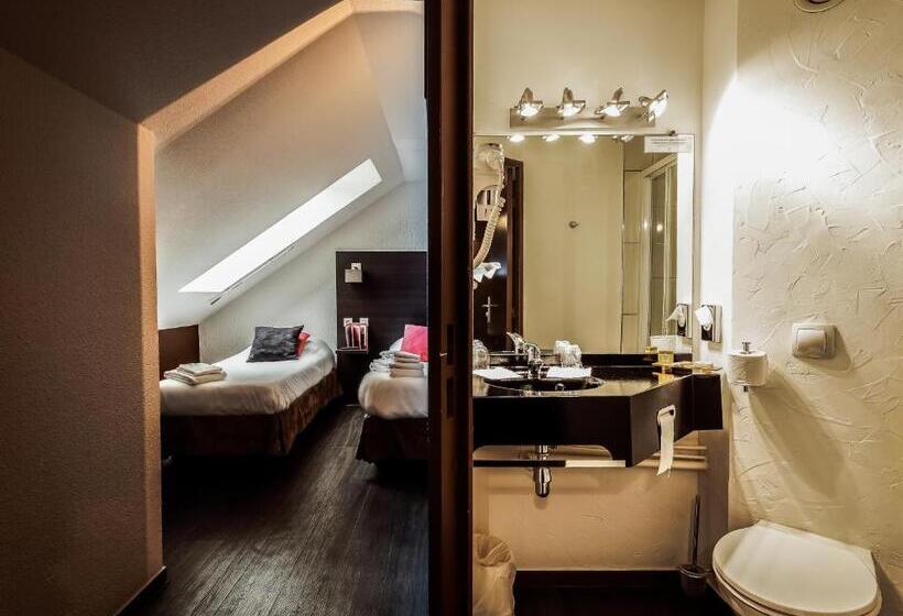 غرفة قياسية, Logis Hotel Lons Le Saunier   Restaurant Le Grill