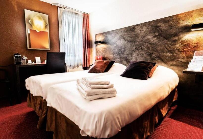 غرفة قياسية, Logis Hotel Lons Le Saunier   Restaurant Le Grill