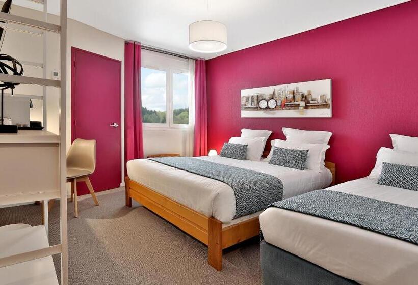 스탠다드 트리플 룸, Hôtel Restaurant Logis Europa