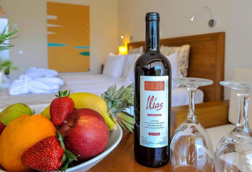 חדר סופריור צדדי נוף לים, Mitsis Alexander The Great