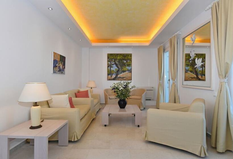 带海景的行政套房, Astir Of Paros