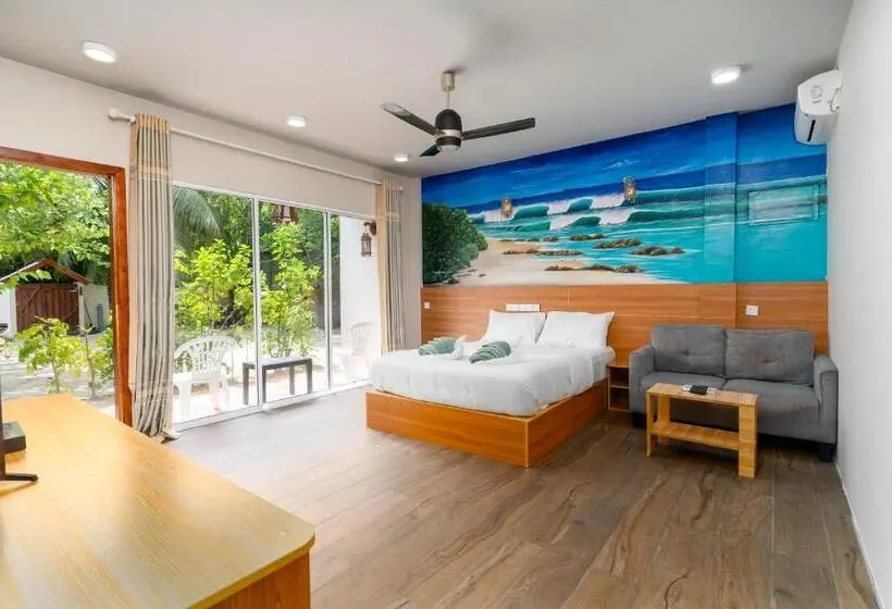 Deluxe-huone Parveke, Ukulhas Villa Oceanview Hotel & Spa