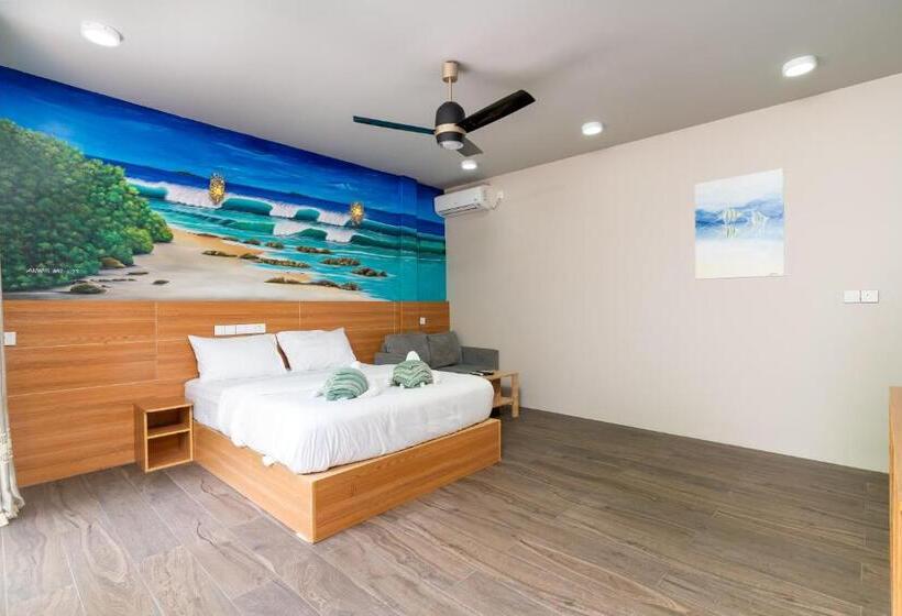 اتاق لوکس با بالکن, Ukulhas Villa Oceanview Hotel & Spa