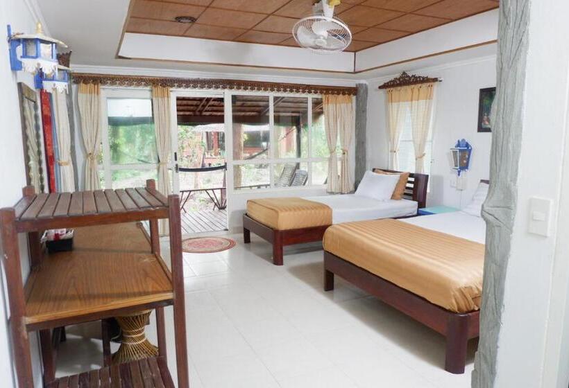 ویلای 1 خوابه با چشمانداز باغ, Bamboo Bungalows