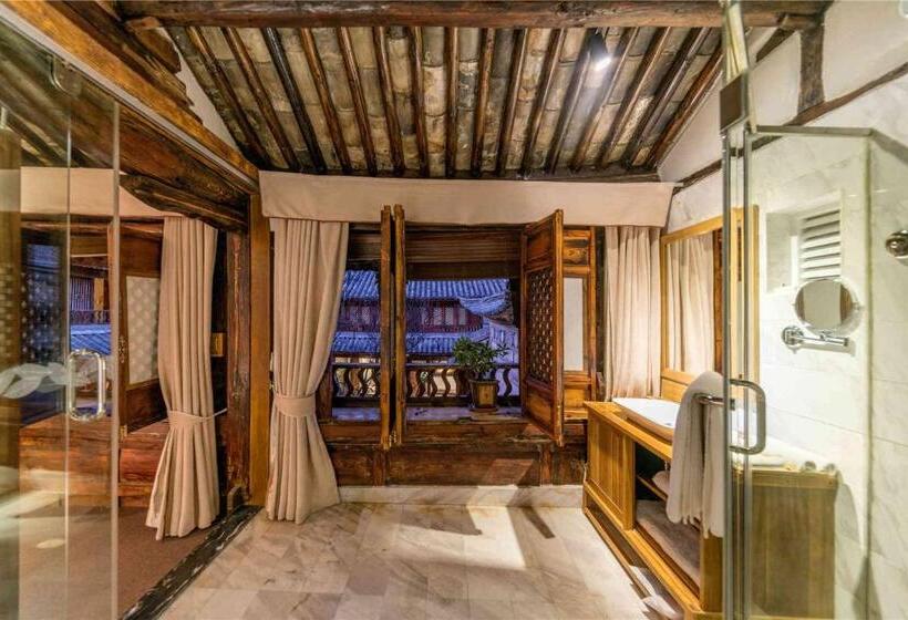 וילת סופריור, חדר שינה 1, Dali Old Courtyard Boutique Inn