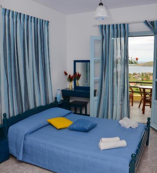 استودیوی استاندارد با چشم‌انداز دریا, Dina   ξενοδοχείο ντινα