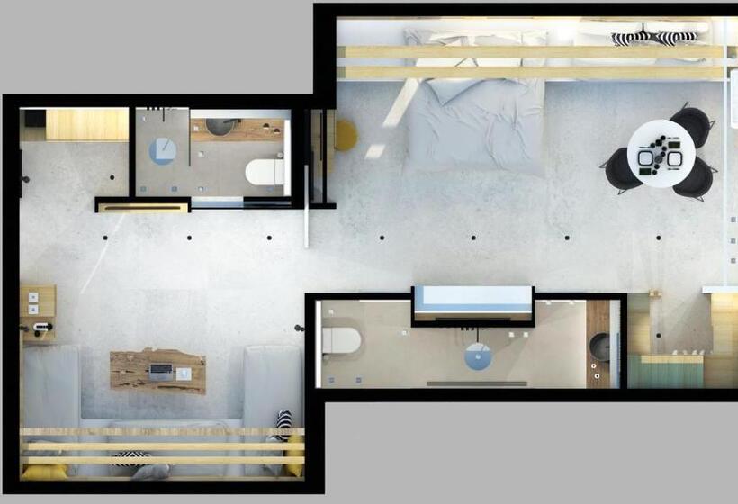 سوییت اجرایی, A Hotel Mykonos