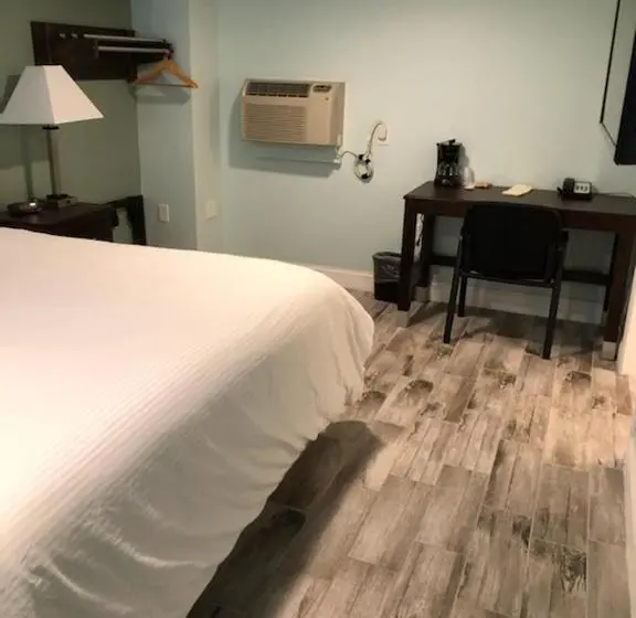 キングサイズベッドのスタンダードルーム, Atlantic Shores Motel