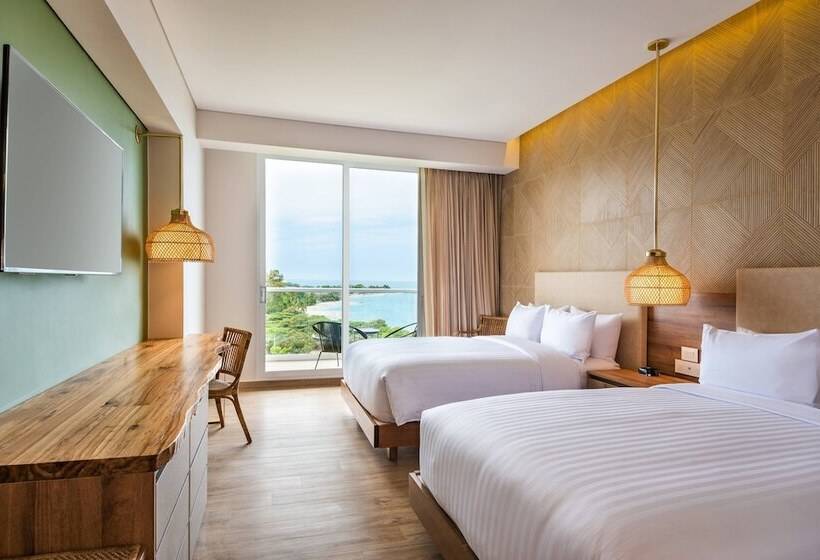חדר סטנדרט שתי מיטות זוגיות, Santa Marta Marriott Resort Playa Dormida