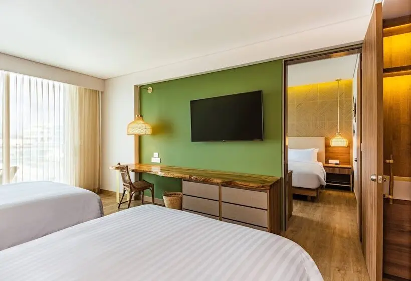 اتاق استاندارد با 2 تخت دوبل, Santa Marta Marriott Resort Playa Dormida