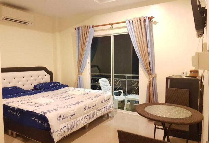 キングサイズベッドのスタンダードルーム, Bann Lom Le Guest House