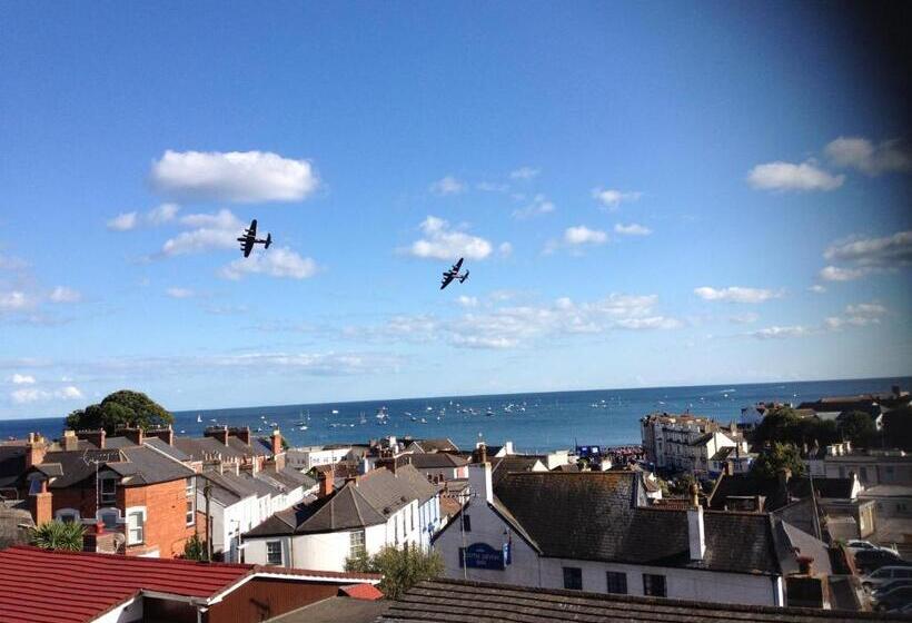 חדר דלוקס עם מרפסת נוף לים, Lammas Park House