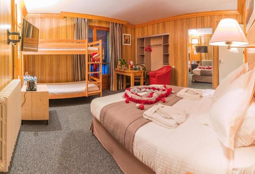 חדר סטנדרט לארבעה, Alpazur Val Cenis