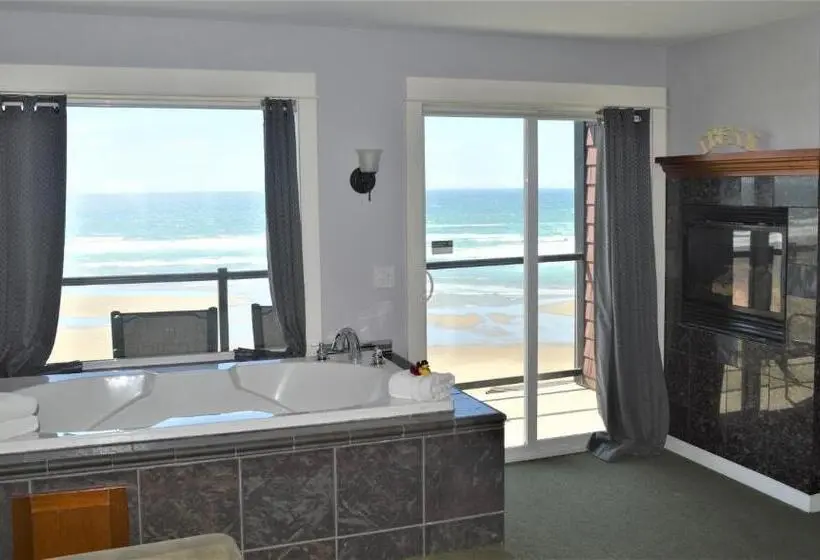 キングサイドベッドのスタンダードワンルーム, Starfish Manor Oceanfront