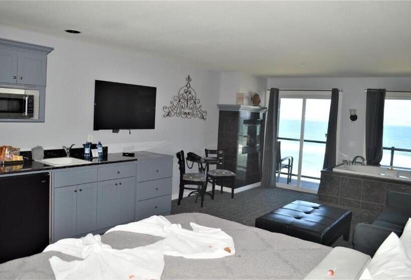 キングサイドベッドのスタンダードワンルーム, Starfish Manor Oceanfront