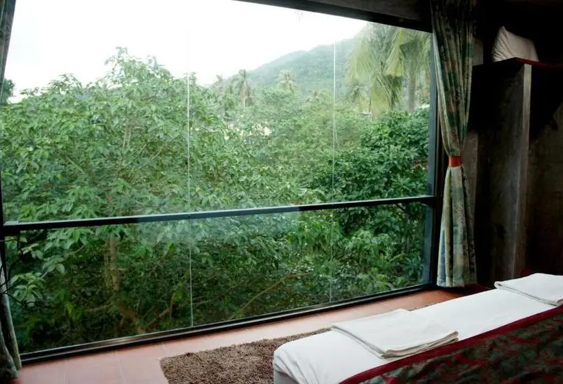 اتاق استاندارد با تخت بزرگ, White Jail At Koh Tao Hostel