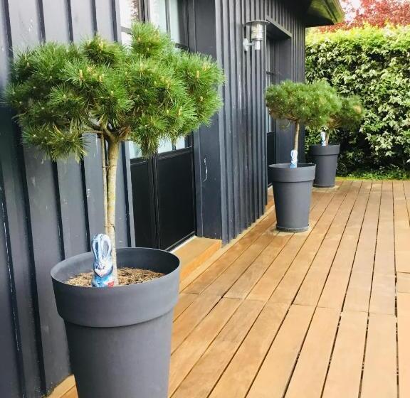 اتاق استاندارد با چشمانداز استخر, Chambres D Hôte ô Bois Plage