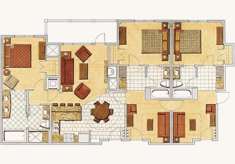 Апартаменты 3 Спальни, Grand Lodge Peak 7   Condo