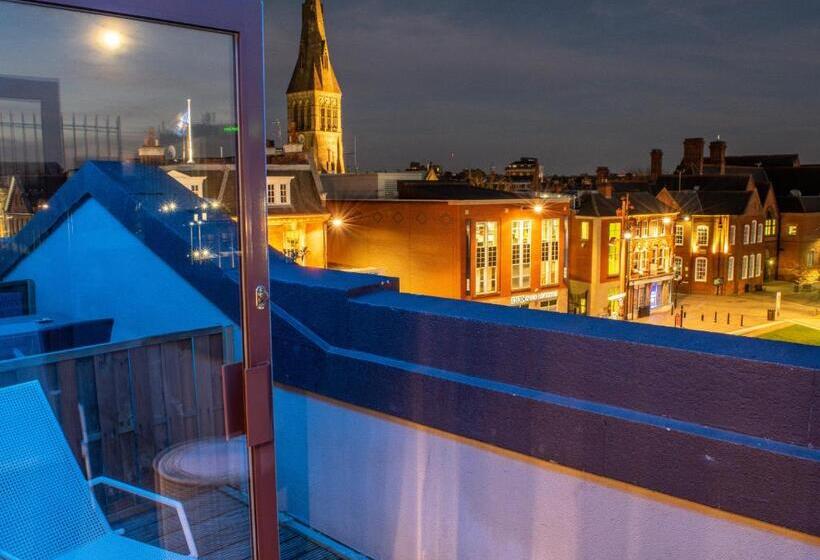 带阳台的豪华间, Villare Leicester City Centre