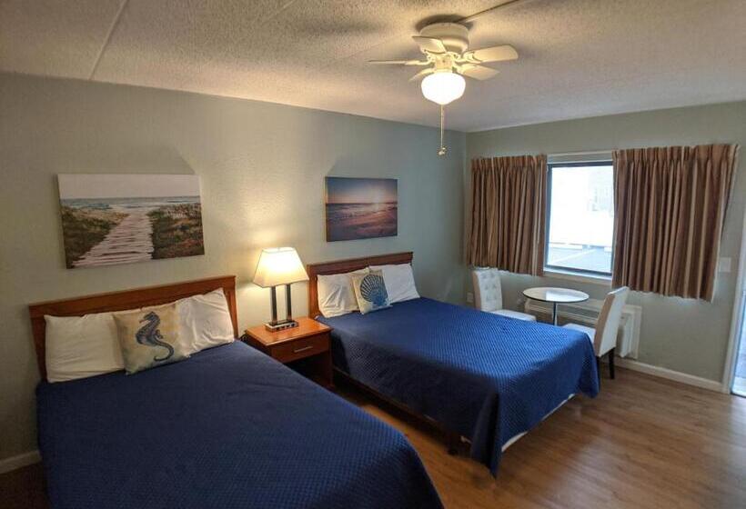 Pokój Standard 2 Łóżka Małżeńskie, Sand Pebble Motor Lodge