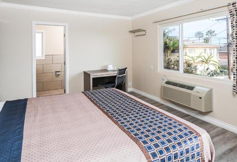 غرفة قياسية سرير كينج, Sea Rock Inn  Long Beach