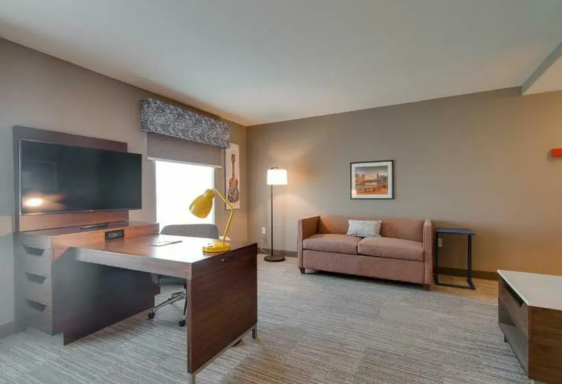 キングサイドベッドのスタンダードワンルーム, Hampton Inn & Suites Nashville North Skyline