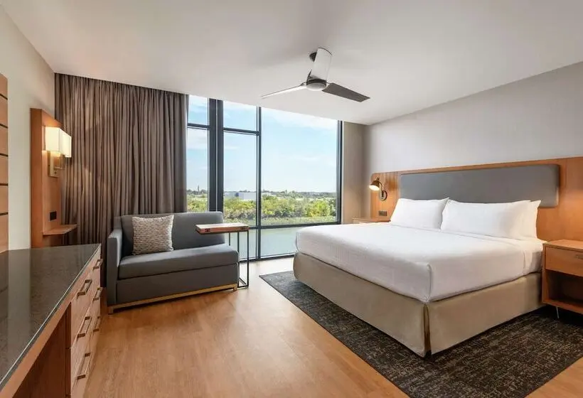 ダブルベッドのスタンダードスタジオ, Homewood Suites By Hilton Wilmington Downtown