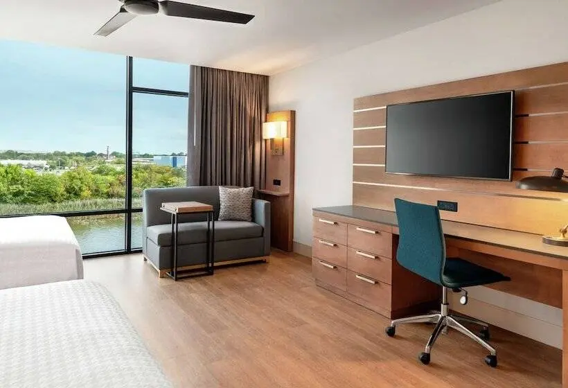 ダブルベッドのスタンダードスタジオ, Homewood Suites By Hilton Wilmington Downtown