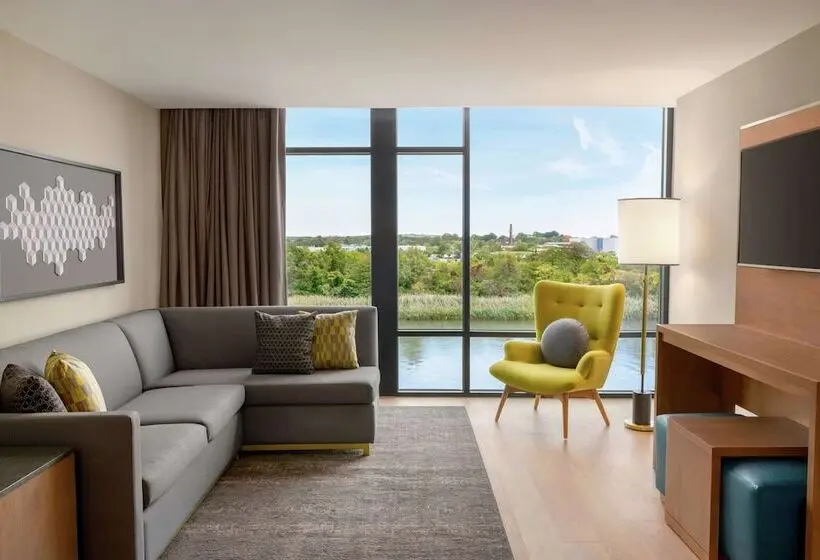 景色の見えるスイートルーム, Homewood Suites By Hilton Wilmington Downtown