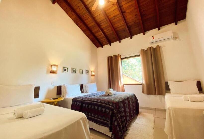 Chambre Quadruple Standard, Pousada Parque Da Mata