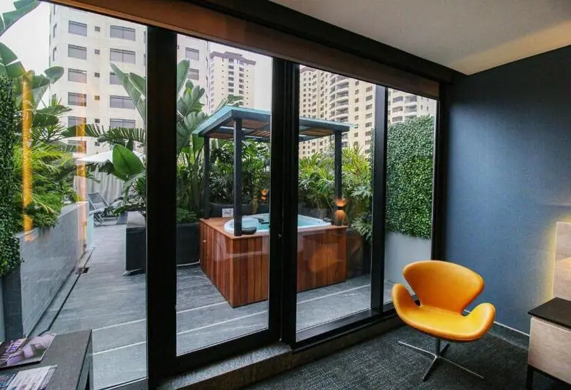 اتاق استاندارد با چشم‌انداز باغ, Quartz Hotel & Spa