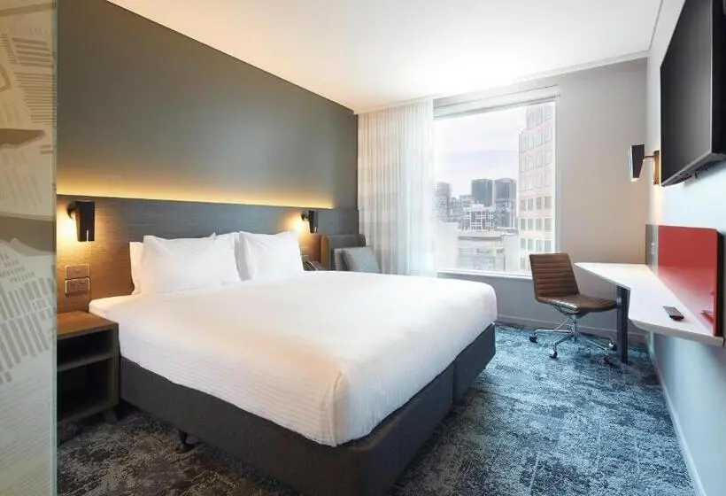キングサイズベッドのデラックスルーム, Holiday Inn Express Melbourne Southbank, An Ihg