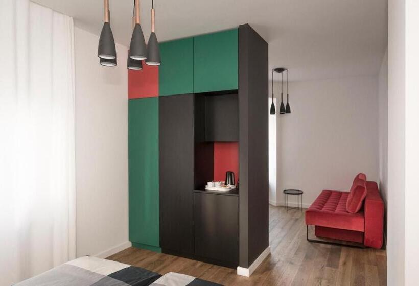 1 Sovrums Lägenhet, Kolorowe Pola Boutique B&b