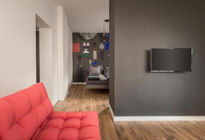 1 Sovrums Lägenhet, Kolorowe Pola Boutique B&b