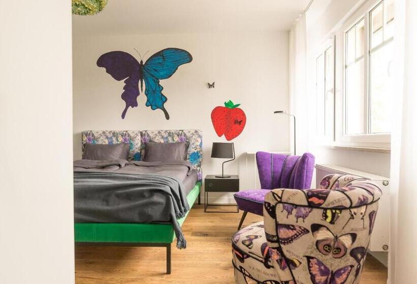 Standardrum Bergsutsikt, Kolorowe Pola Boutique B&b