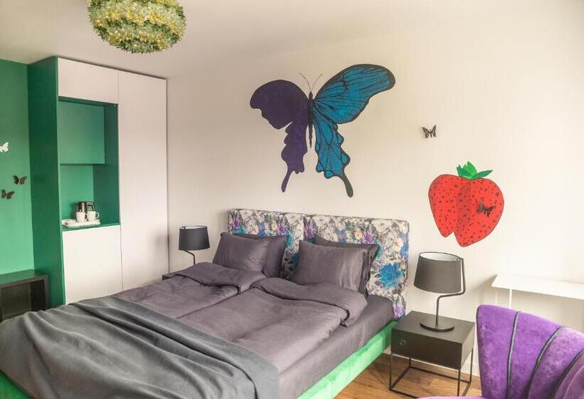 Standardrum Bergsutsikt, Kolorowe Pola Boutique B&b