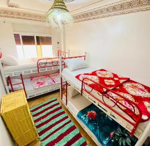 Кровать в Общей Комнате, Azoul Surf Hostel Taghazout