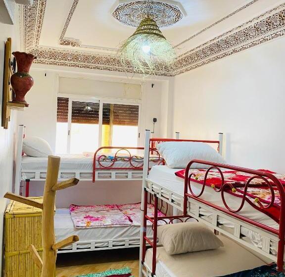 Кровать в Общей Комнате, Azoul Surf Hostel Taghazout