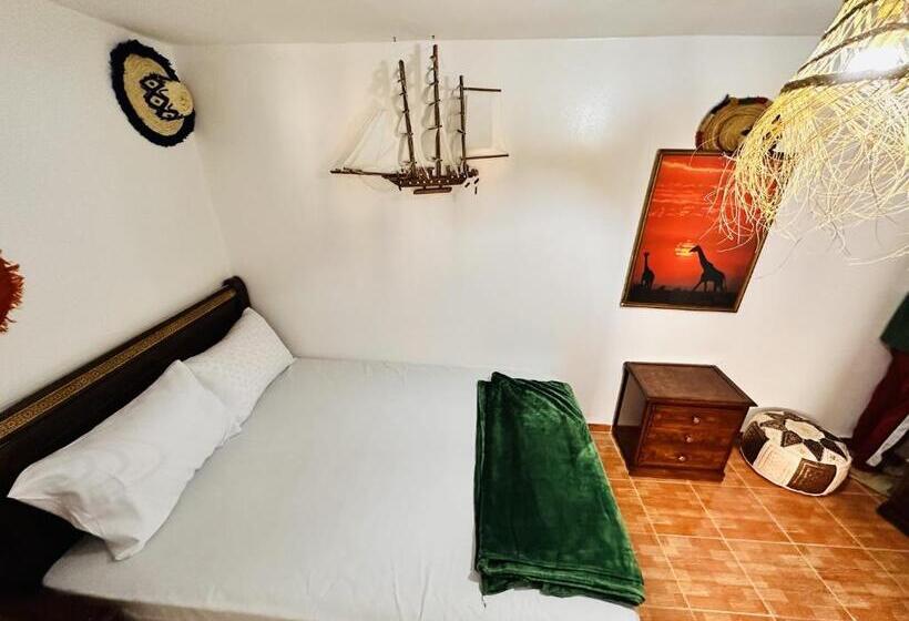 Standard room with outdoor bath, Azoul Surf Hostel Taghazout