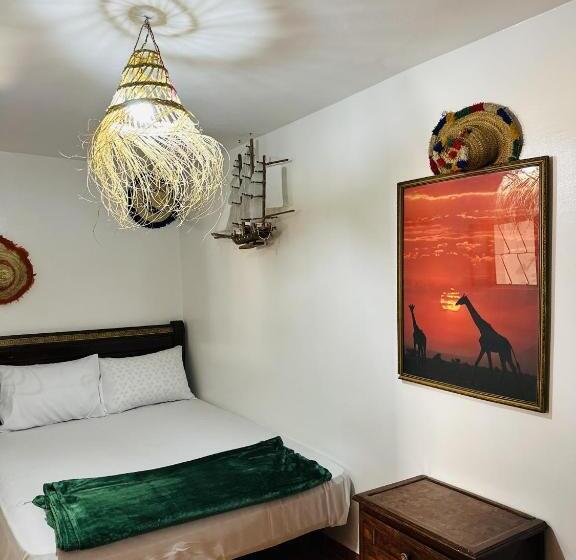 Standard room with outdoor bath, Azoul Surf Hostel Taghazout