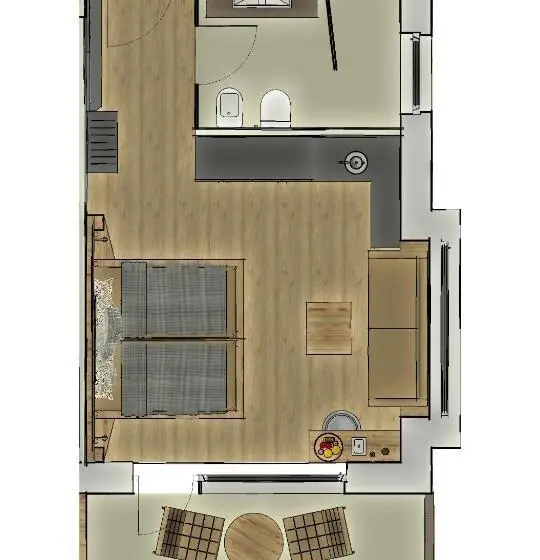 バルコニー付きスタンダードステューディオ, Boutique Hotel Planlim