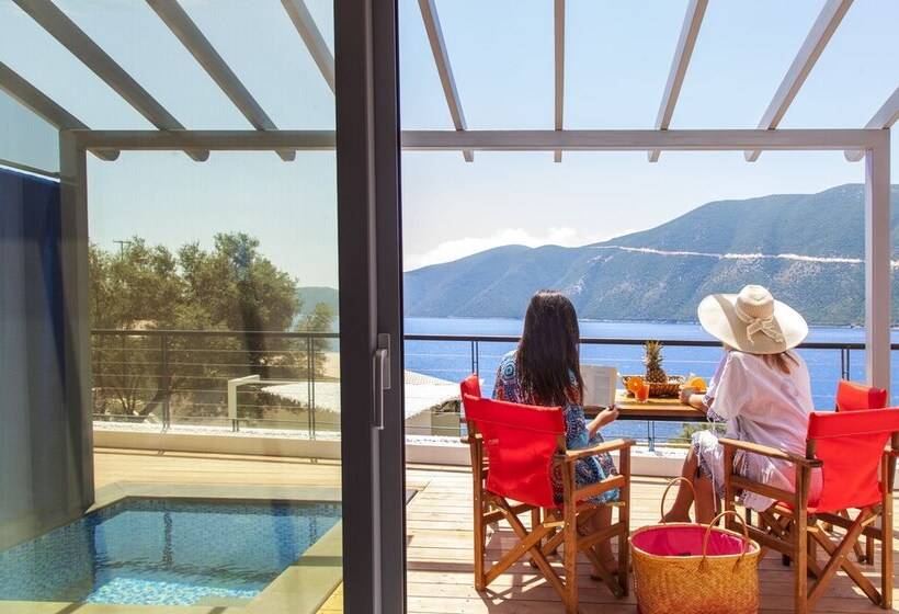 جناح ديلوكس مطل على البحر, Sappho Boutique Suites