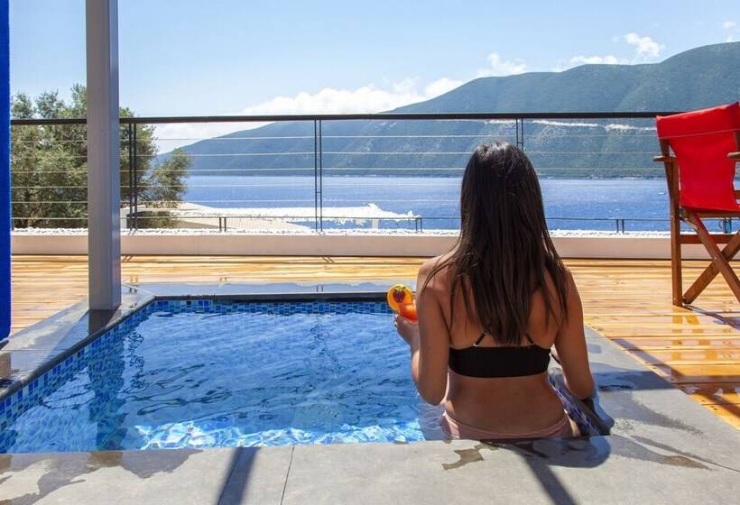 جناح ديلوكس مطل على البحر, Sappho Boutique Suites