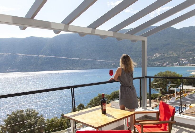 جناح ديلوكس مطل على البحر, Sappho Boutique Suites