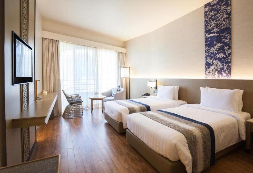 디럭스 룸 측면 바다 전망, The Royal Paradise Hotel & Spa Sha Extra Plus